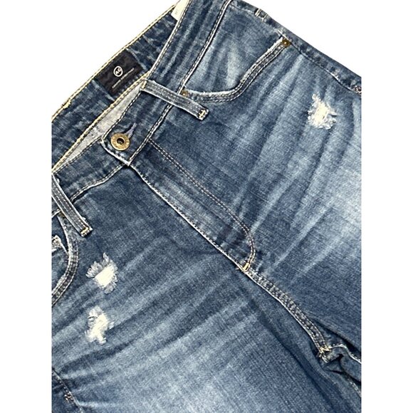 AG Womens Distressed Stevie Ankle Jeans Size 28 Edgy Modern Street Style - Picture 4 of 6